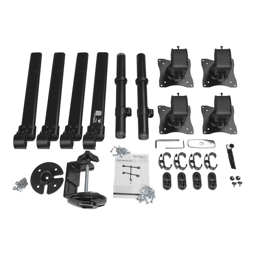 0065030867795-StarTech.com ARMQUAD - Bras support pour 4 écrans jusqu'à 27" - fixation pince - noir-P_405143845_8-7