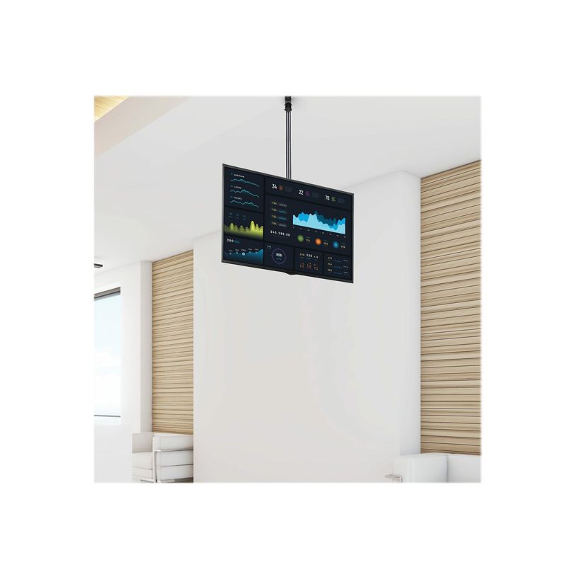 0065030865470-StarTech.com - Support plafond inclinable pour écran 32"-75" - noir-P_405143850_2-4