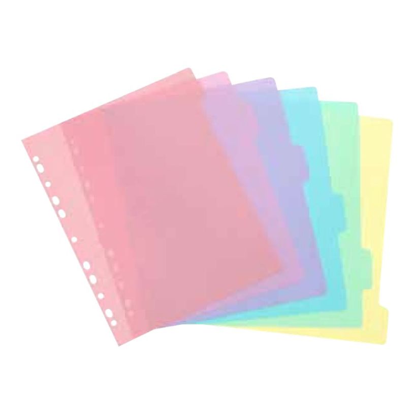 3135251531151-Viquel Rainbow Pastel - Intercalaire 6 positions - A4 Maxi-P_405143873_3-2