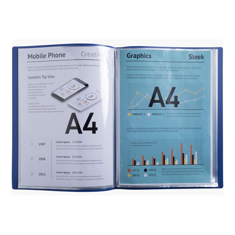 3130630881308-Exacompta Beeblue - Libro de pantalla - 40 compartimentos - 80 vistas - para A4 - dispon-P_405143888_18-10