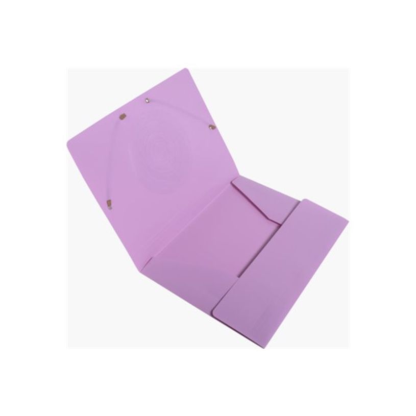 3130630558903-Exacompta Ellipse - Chemise à 3 rabats - A4 - pour 250 feuilles - timbre en or rose - dis-P_405143892_4-5