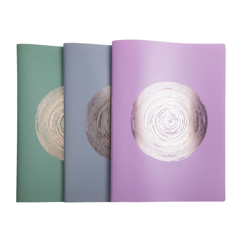 3130630857907-Exacompta Ellipse - Porte vues - 60 vues - A4 - timbre en or rose - gris, vert céladon, v-P_405143896_1-0