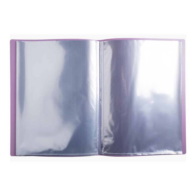 3130630857907-Exacompta Ellipse - Porte vues - 60 vues - A4 - timbre en or rose - gris, vert céladon, v-P_405143896_5-5
