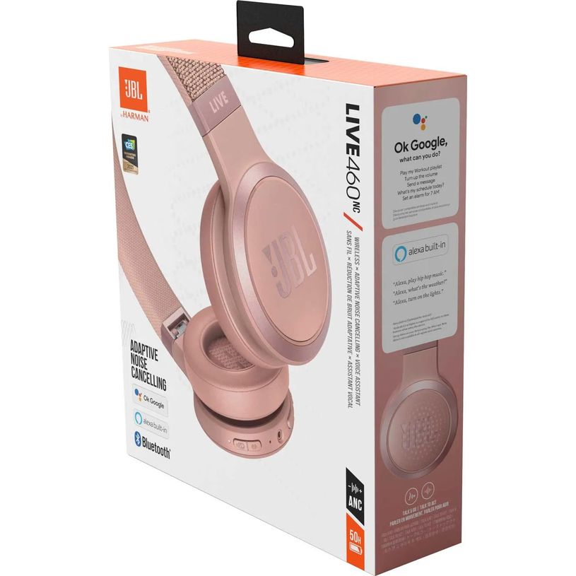 6925281981166-JBL LIVE 460NC - casque sans fil avec micro - à réduction de bruit - rose-P_405143913_6-5