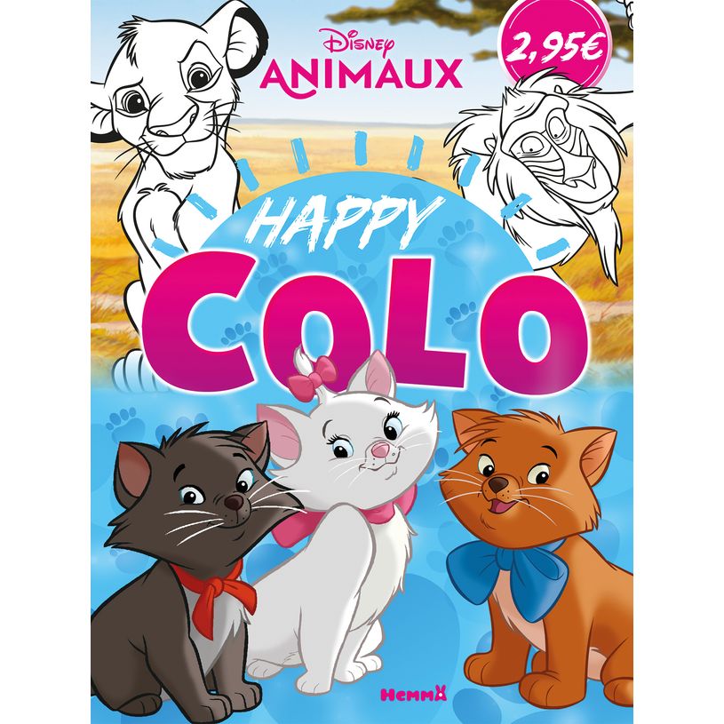 9782508052194-Disney Animaux - Happy Colo (Marie, Toulouse et Berlioz)-P_405143971_1-0