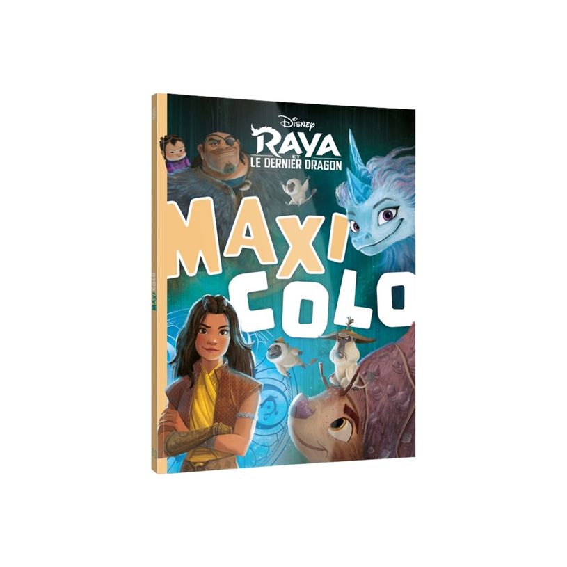 9782016282724-Disney Raya Et Le Dernier Dragon - Maxi Colo - livre à colorier-P_405144027_1-0