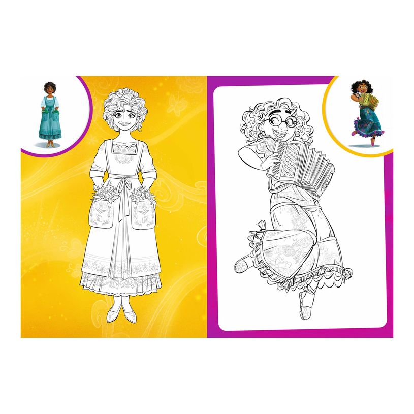 9782017137900-Disney Encanto, La Fantastique Famille Madrigal - Mes Coloriages avec Stickers - livre à -P_405144043_1-1