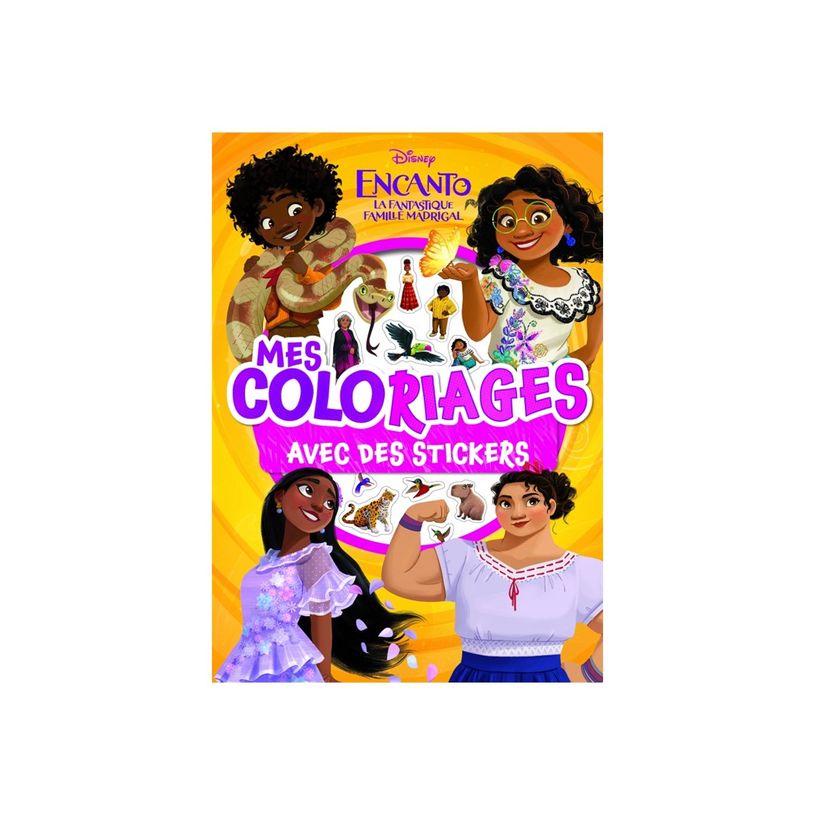 9782017137900-Disney Encanto, La Fantastique Famille Madrigal - Mes Coloriages avec Stickers - livre à -P_405144043_2-0