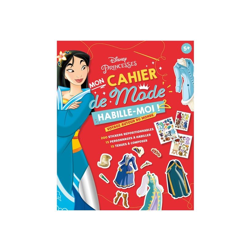 9782017144939-Disney Princesses Habille-moi ! - Voyage autour du monde - livre d'activités-P_405144045_1-0