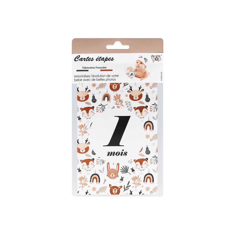 3700536125839-Color Pop - 12 Cartes évolution 1ère année enfant - 10 x 15 cm-P_405144325_1-0