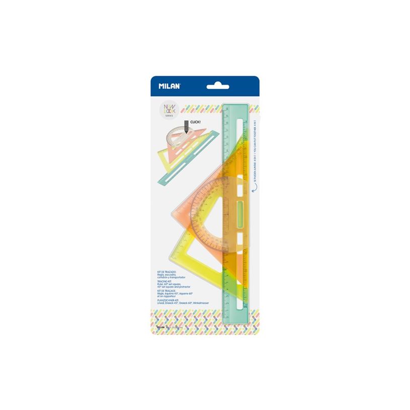 8411574100782-MILAN New Look - Juego de reglas - verde, naranja, amarillo, transparente - plástico-P_405144366_4-2
