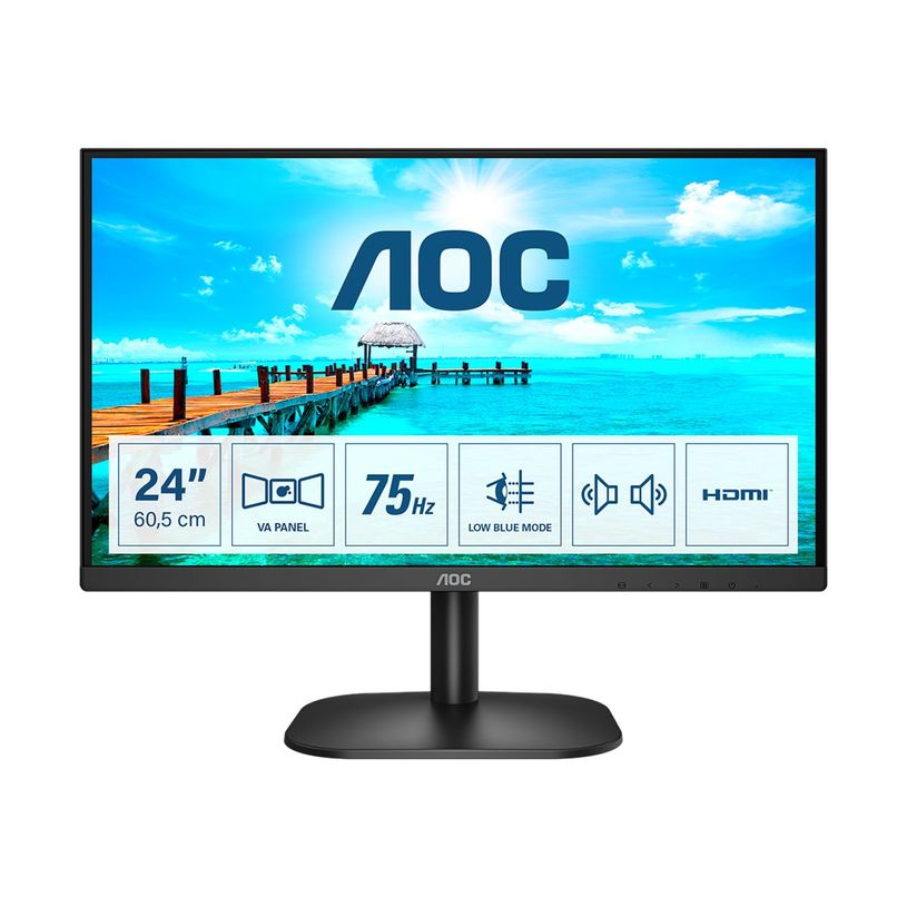 4038986149600-AOC 24B2XDAM - B2 Series - écran LED 24" - Full HD (1080p)-P_405144444_1-0