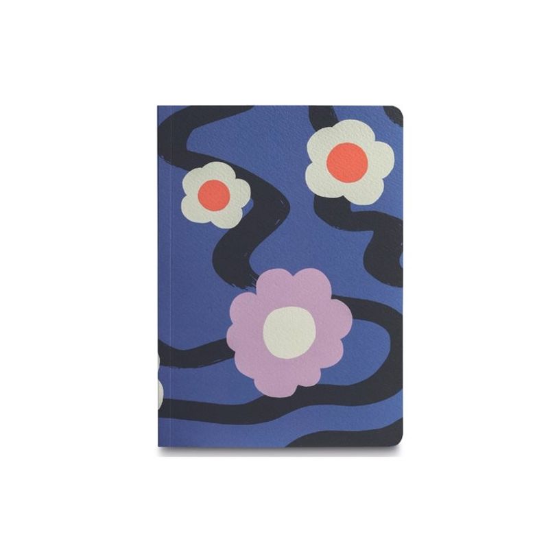 3700368757086-Cahier Premium BLUE ART EDITIONS  Reflets - Zoe Wodarz "60's" 14,8 x 21 cm-P_405144568_3-2