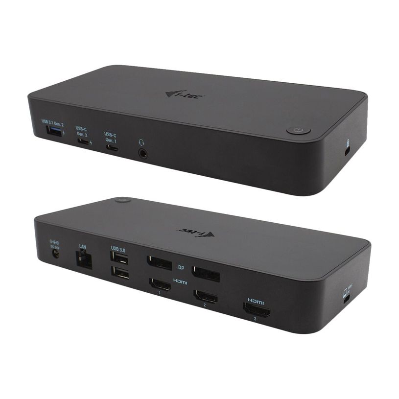 8595611704062-i-Tec - Station d'accueil - USB-C / Thunderbolt 3 - HDMI, DP - GigE-P_405145444_5-3