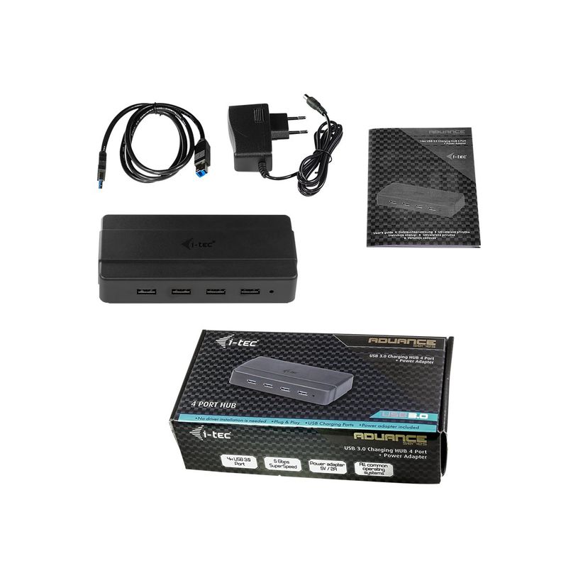 8595611701573-i-Tec USB 3.0 Charging HUB - Hub - 4 x SuperSpeed USB 3.0 - de bureau-P_405145448_1-2