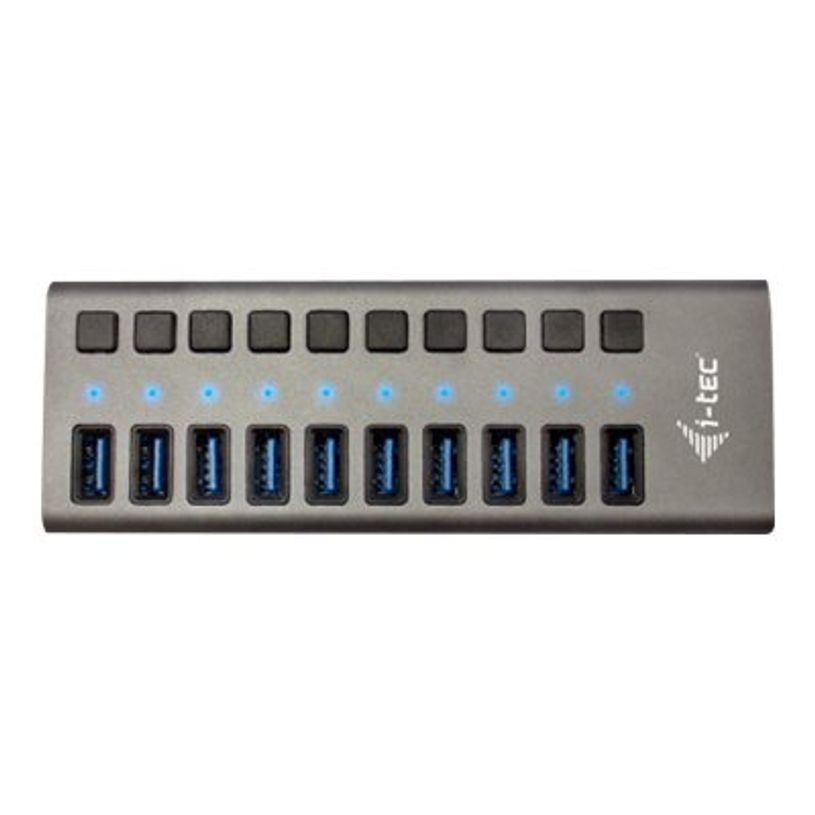 8595611702945-i-Tec USB 3.0 Charging HUB - Hub - 10 x SuperSpeed USB 3.0 - de bureau-P_405145450_5-3