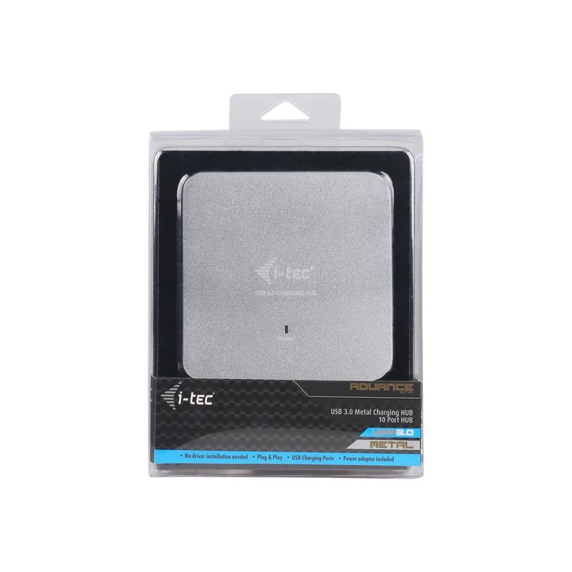 8595611700675-i-Tec USB 3.0 Metal Charging HUB - Hub - 10 x SuperSpeed USB 3.0 - de bureau-P_405145454_8-6