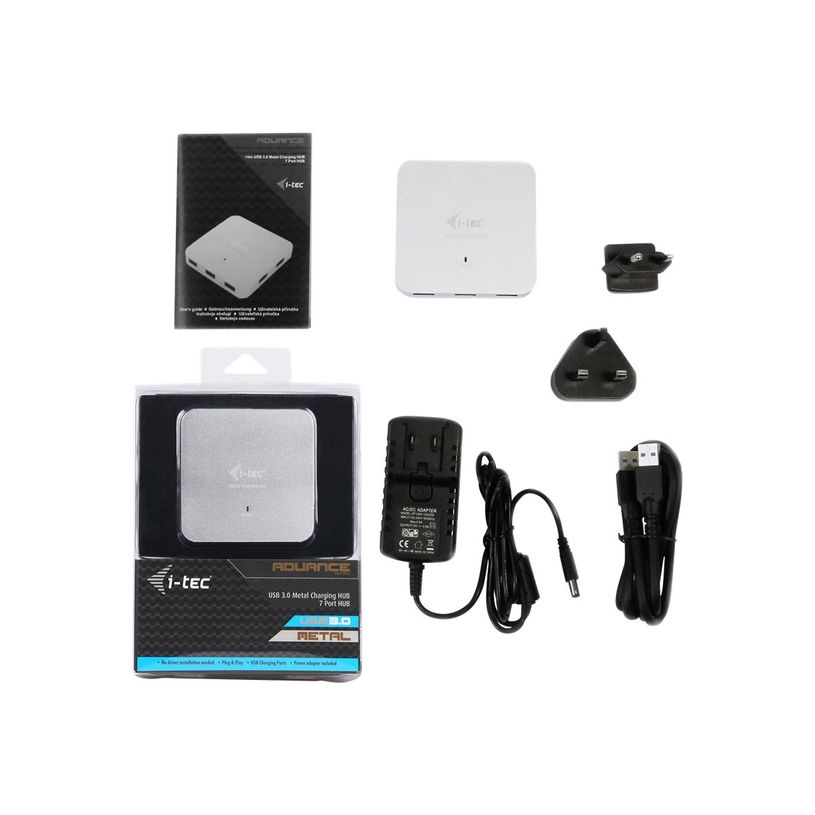 8595611700682-i-Tec USB 3.0 Metal Charging HUB - Hub - 7 x SuperSpeed USB 3.0 - de bureau-P_405145456_1-4