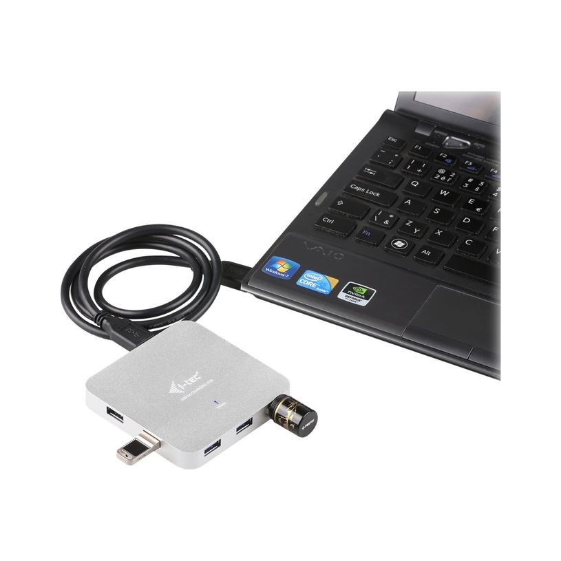 8595611700682-i-Tec USB 3.0 Metal Charging HUB - Hub - 7 x SuperSpeed USB 3.0 - de bureau-P_405145456_5-3