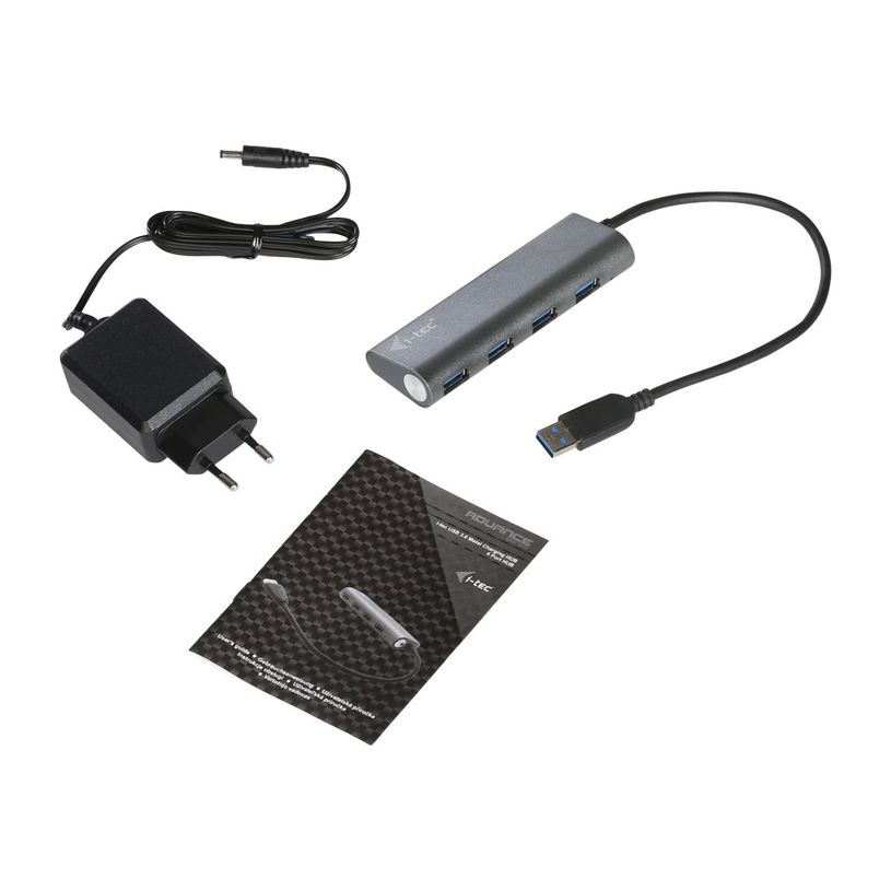 8595611701092-i-Tec USB 3.0 Metal Charging HUB - Hub - 4 x SuperSpeed USB 3.0 - de bureau-P_405145460_1-4
