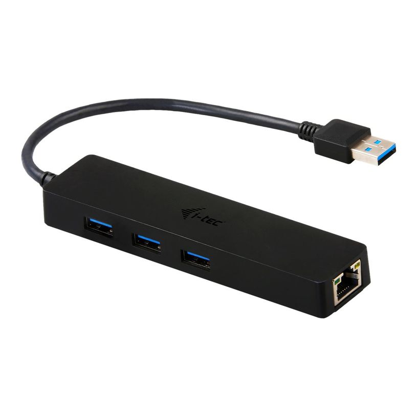 8595611701146-i-Tec USB 3.0 Slim HUB - Hub - 3 x SuperSpeed USB 3.0 + 1 x 10/100/1000 -P_405145468_1-0