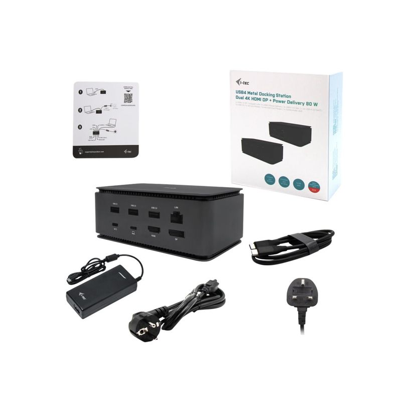8595611705717-i-Tec - Station d'accueil - USB4 / Thunderbolt 4 - HDMI, DP - GigE - 112 Watt - Europe-P_405145479_1-3