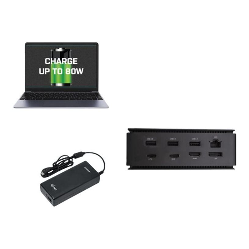 8595611705717-i-Tec - Station d'accueil - USB4 / Thunderbolt 4 - HDMI, DP - GigE - 112 Watt - Europe-P_405145479_8-1
