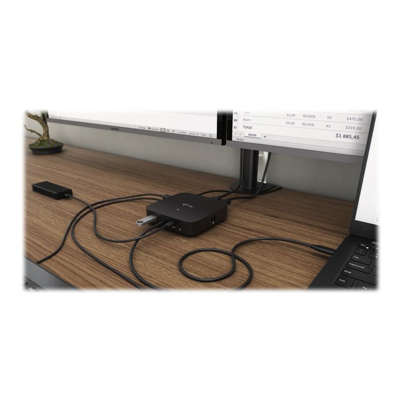 8595611703799-i-Tec USB-C  - Station d'accueil - USB-C / Thunderbolt 3 - 2 x DP - GigE-P_405145482_5-3