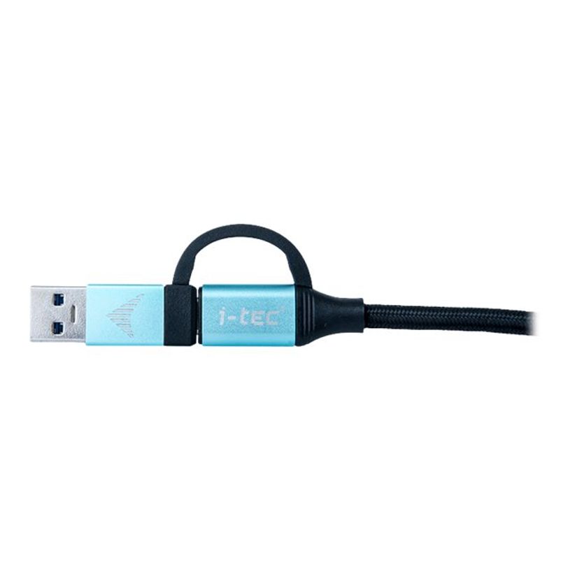 8595611703089-i-Tec - Câble USB - USB, USB-C (M) pour USB-C (M) - USB 3.1 Gen 2 - 1 m - support 4K, Pri-P_405145484_2-1