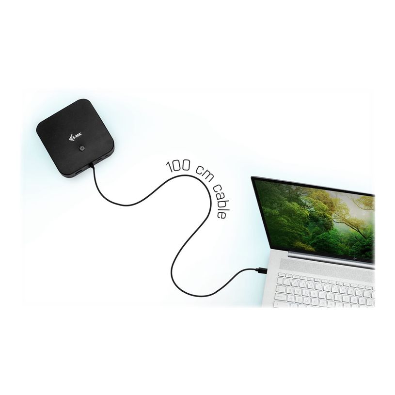 8595611704772-i-Tec - Station d'accueil - USB-C / Thunderbolt 3 - HDMI, DP - GigE - 77 Watt - avec i-T-P_405145494_16-12