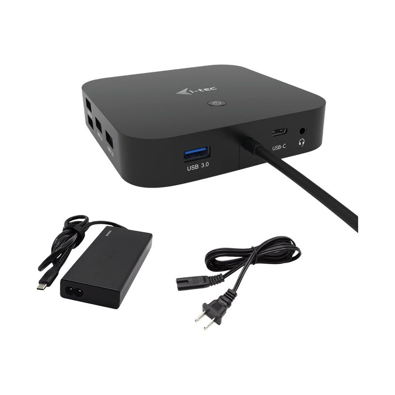 8595611704772-i-Tec - Station d'accueil - USB-C / Thunderbolt 3 - HDMI, DP - GigE - 77 Watt - avec i-Tec-P_405145494_6-2