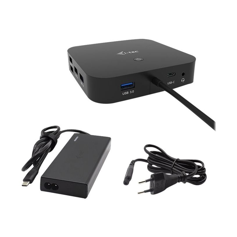 8595611704772-i-Tec - Station d'accueil - USB-C / Thunderbolt 3 - HDMI, DP - GigE - 77 Watt - avec i-Tec-P_405145494_7-3