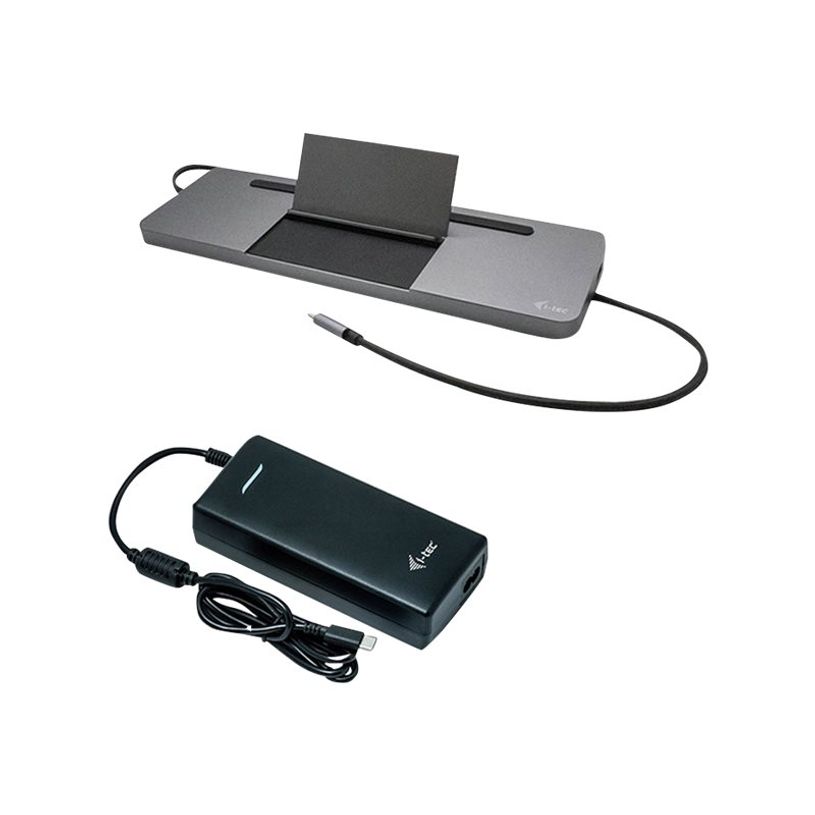 8595611703874-i-Tec - Station d'accueil - USB-C / Thunderbolt 3 - VGA, HDMI, DP - GigE - avec chargeur universel i-P_405145499_6-0