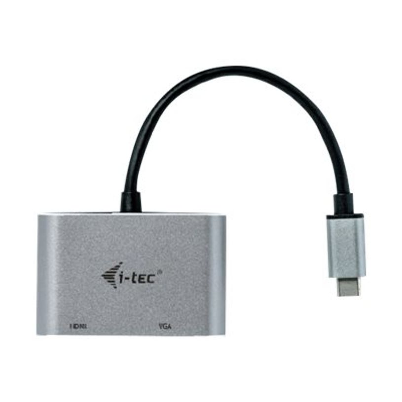 8595611702778-i-Tec - Adaptateur vidéo - USB-C mâle pour HD-15 (VGA), HDMI femelle - 15 cm - gris sidéral -P_405145503_3-2