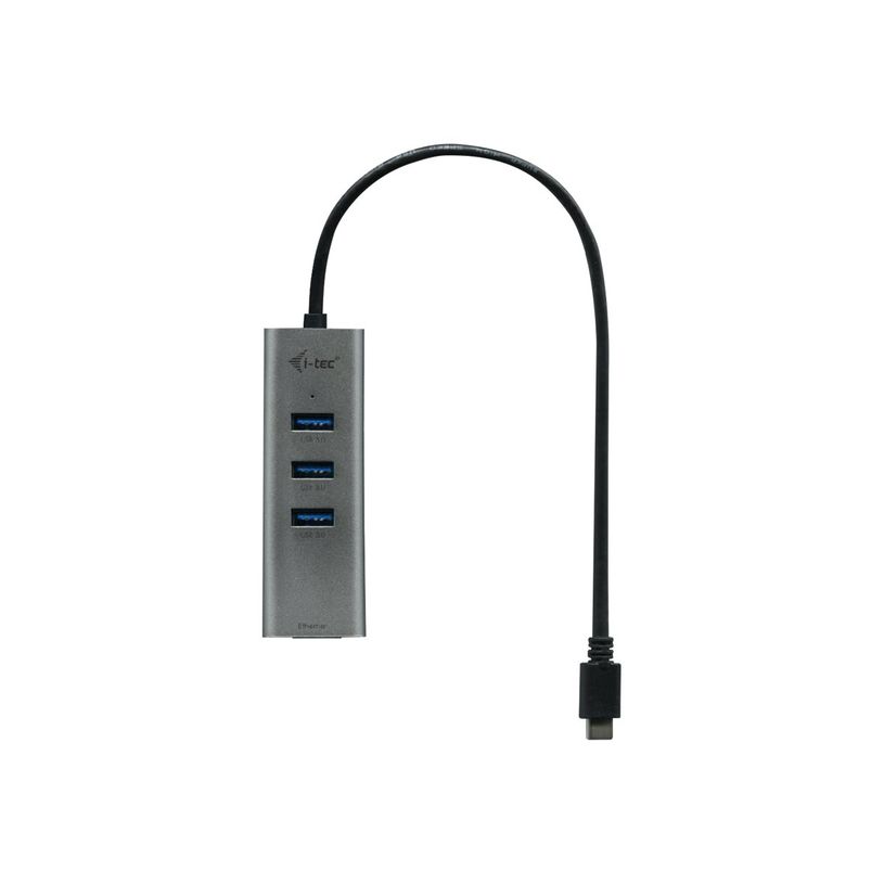 8595611701887-i-Tec USB-C Metal - Hub - 3 x SuperSpeed USB 3.0 + 1 x 10/100/1000 -P_405145507_4-2