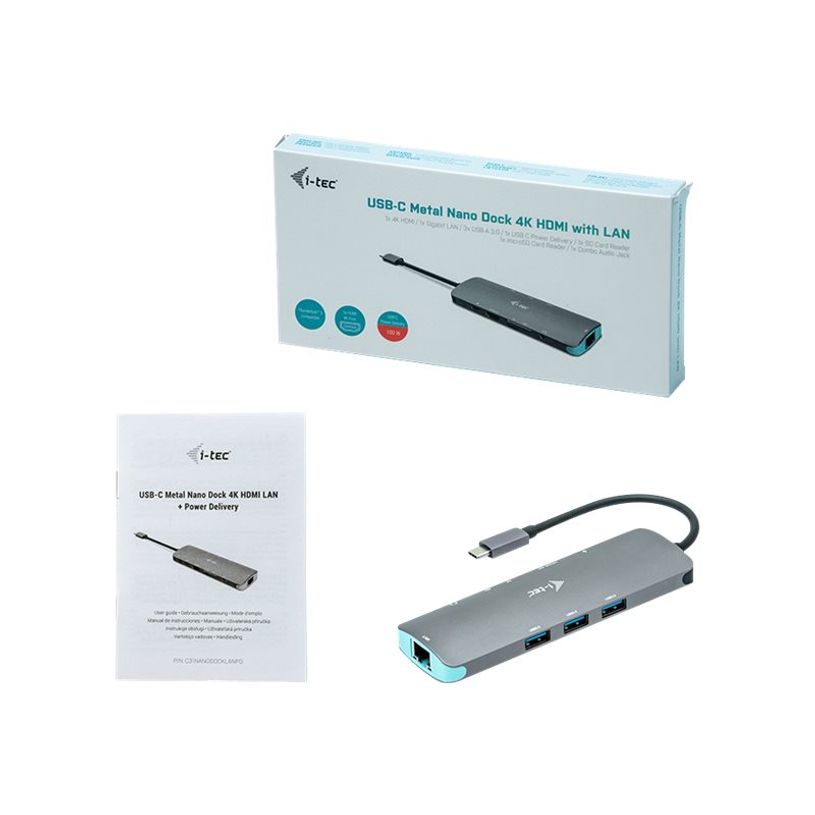 8595611702907-i-Tec USB-C Metal Nano - Station d'accueil - USB-C 3.1 - HDMI - GigE-P_405145512_1-6