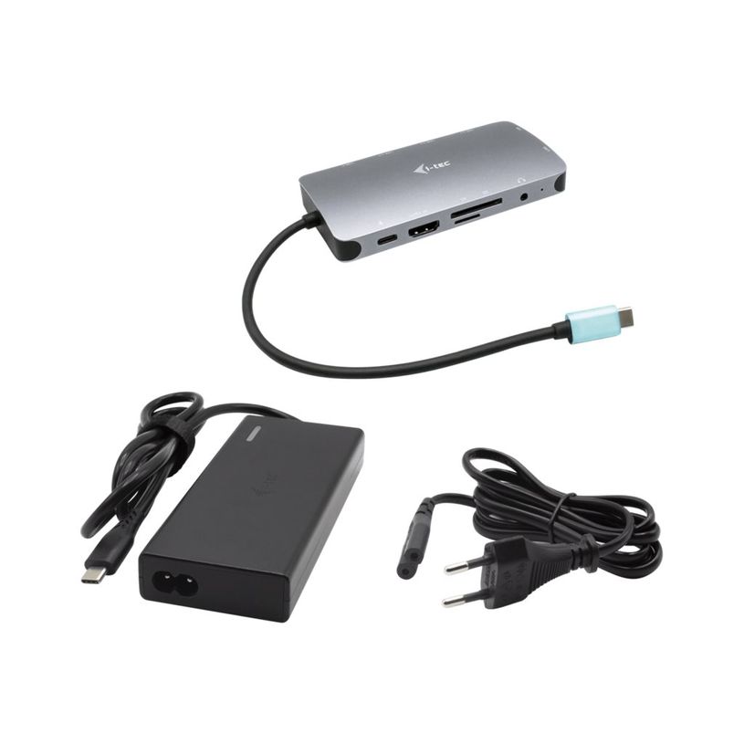 8595611705465-i-Tec - Station d'accueil - USB-C / Thunderbolt 3 - VGA, HDMI - GigE - 77 Watt - Europe-P_405145515_8-0