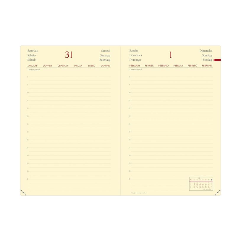 3371010486977-Quo Vadis Prestige ML Silk - Agenda 1 jour par page - 13 x 21 cm - Bordeaux-P_405145668_1-2