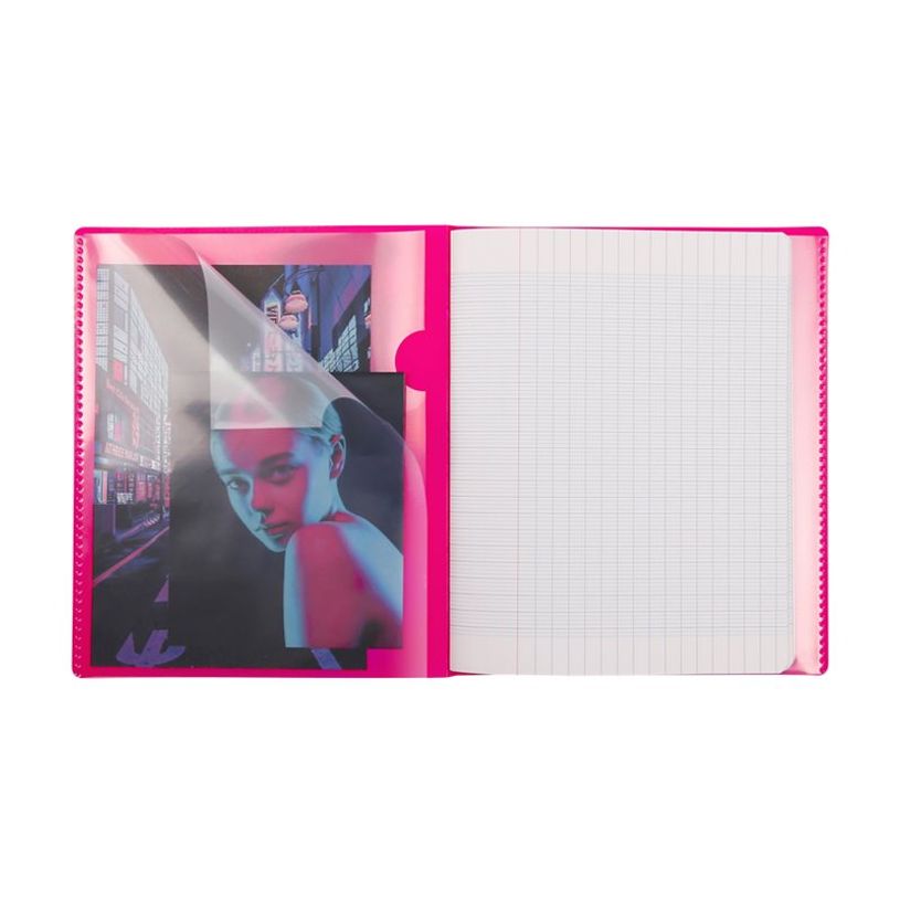 3037929417234-Clairefontaine Koverbook Neon - Carnet polypro 11 x 17 cm - 96 pages - Ligné - Disponible-P_405145742_1-1