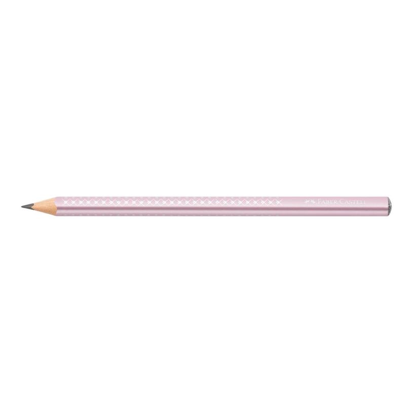 4005401116615-Faber-Castell Jumbo Sparkle - Crayon à papier - B - ROSE METALLIC-P_405145751_3-0