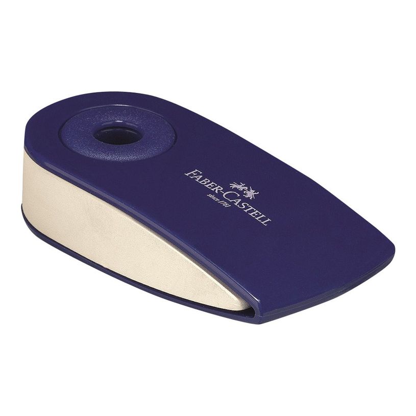 9556089824118-Faber-Castell - Gomme Sleeve Mini - Avec étui de protection pivotant - Blanc-P_405145768_3-2