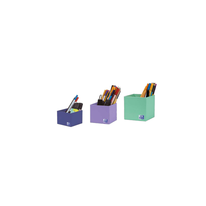 8427291047255-Oxford - Ensemble de boîtes à crayons - 3 pièces - carton - mauve, menthe glacée-P_405145820_1-0