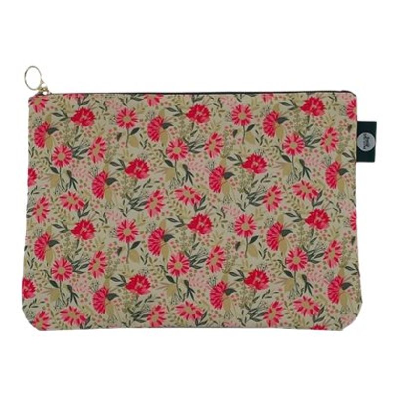 3700368756980-Blue Art Jardin Poetic - Grande pochette plate zippée - 30 x 21 cm - Balade bucolique-P_405145849_1-0