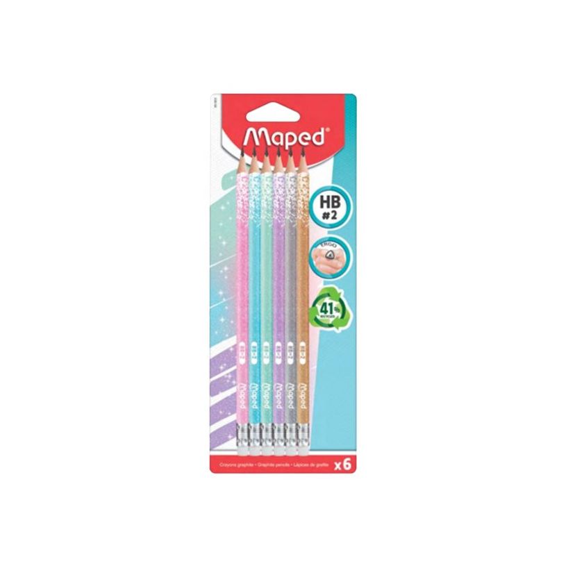 3154148518037-Maped Black'Peps - 6 Crayons graphite HB - Avec gomme-P_405145854_1-0