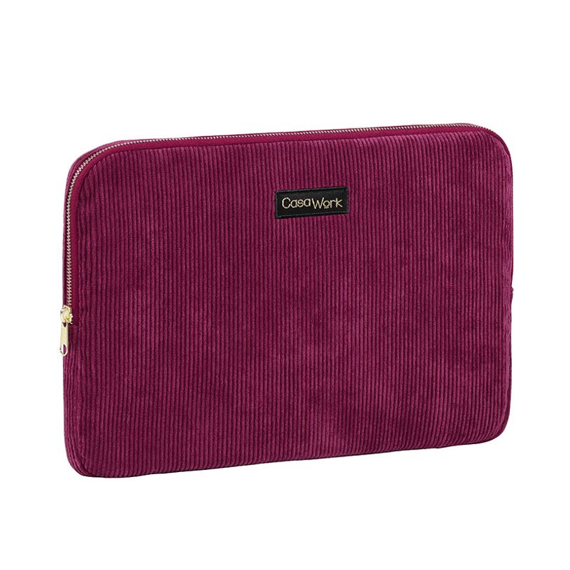 3135257503602-Viquel Casawork - Housse pour ordinateur portable 13″ - Velvet bordeaux-P_405145860_1-0