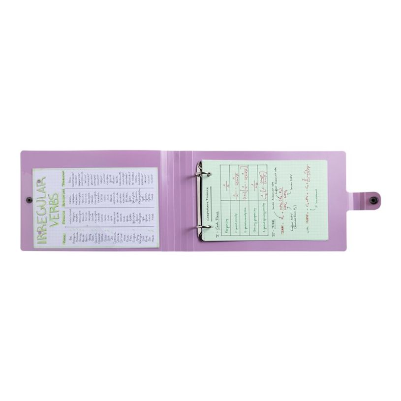 3130630529903-Exacompta Ellipse - Classeur 2 anneaux pour fiches bristol A5 - Dos 30 mm - 16 x 26,5 cm - Dis-P_405146163_4-3