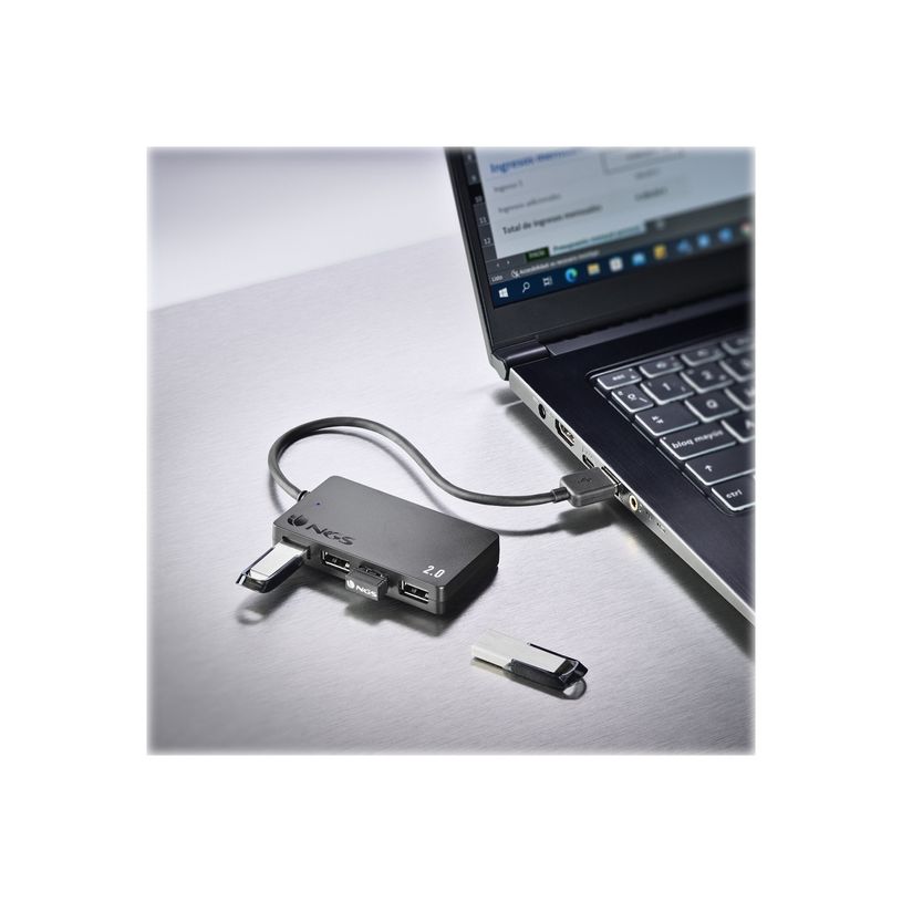 8435430621075-NGS iHub4 TINY - Hub - 4 x USB 2.0-P_405146214_8-7