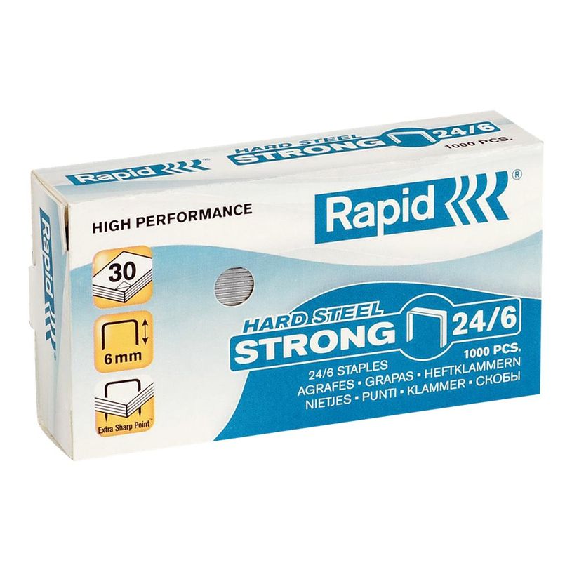7313468559007-Rapid - Boîte de 1000 Agrafes Strong 24/6 - Jusqu'à 30 feuilles-P_405146316_1-0