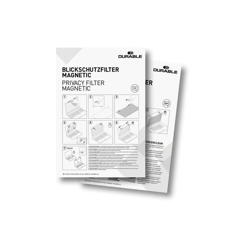 4005546999142-DURABLE - Filtre de confidentialité pour ordinateur jusqu'à 14" - fixation magnétique-P_405146453_8-5