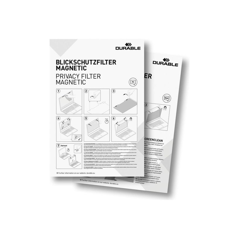 4005546999241-DURABLE - Filtre de confidentialité pour ordinateur jusqu'à 15.6"- fixation magnétique-P_405146454_8-3